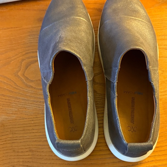 Johnston & Murphy Gray Pewter Ankle Booties Size 9 - Picture 6 of 8